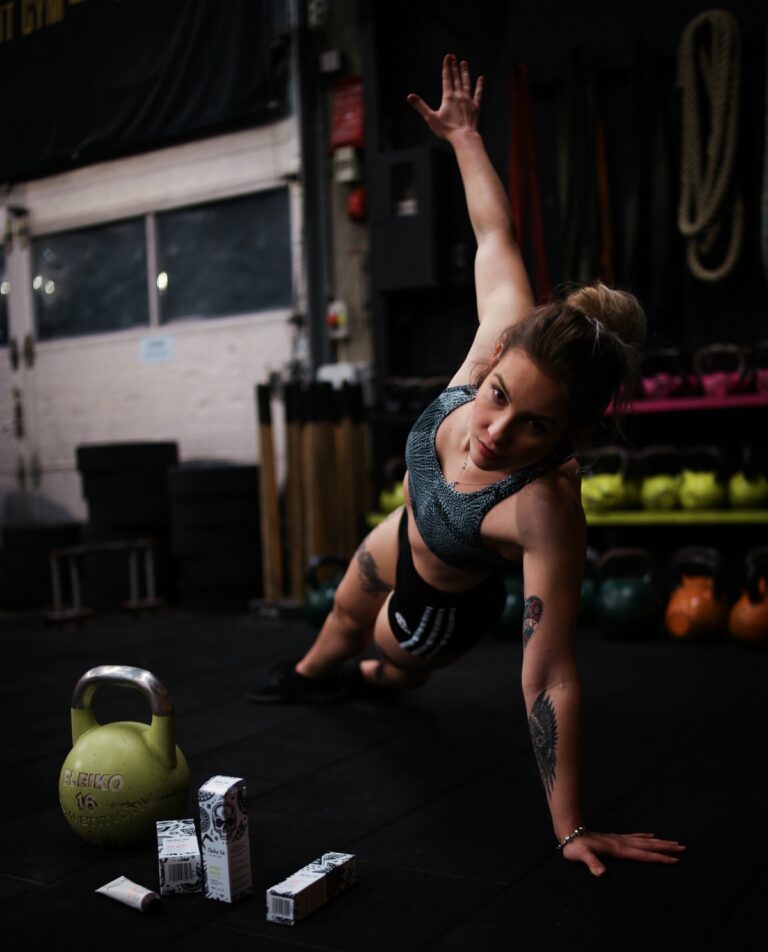 Woman working out